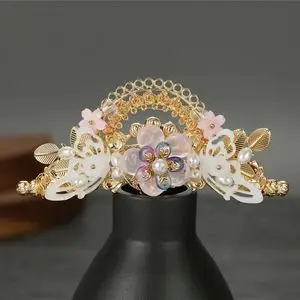 汉服头饰发冠女束发古风流苏步摇明制盘发日常小头冠发饰古装配饰