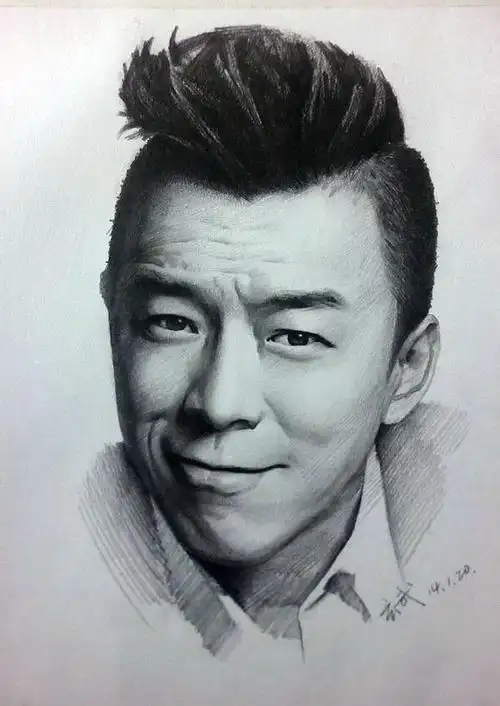 玄武明星画像素描作品欣赏黄渤