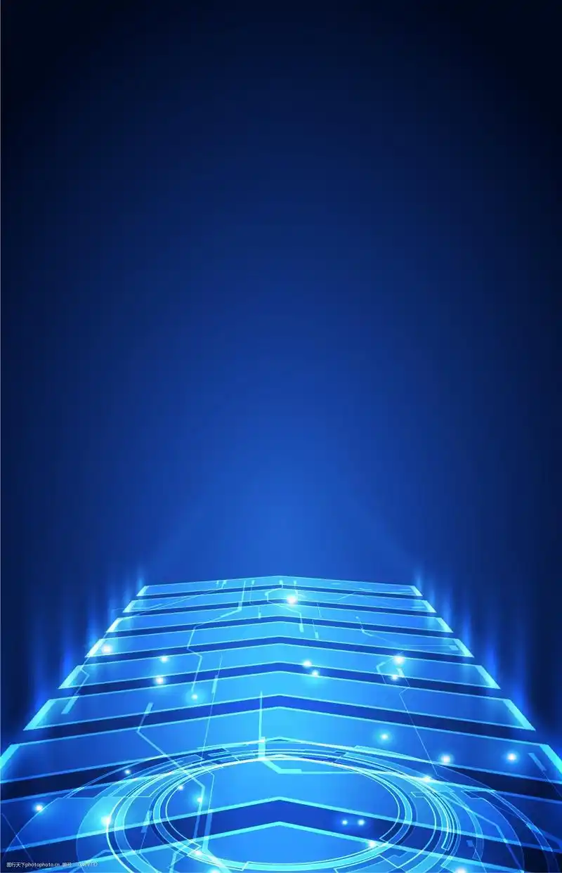 蓝色大气科技未来高清背景