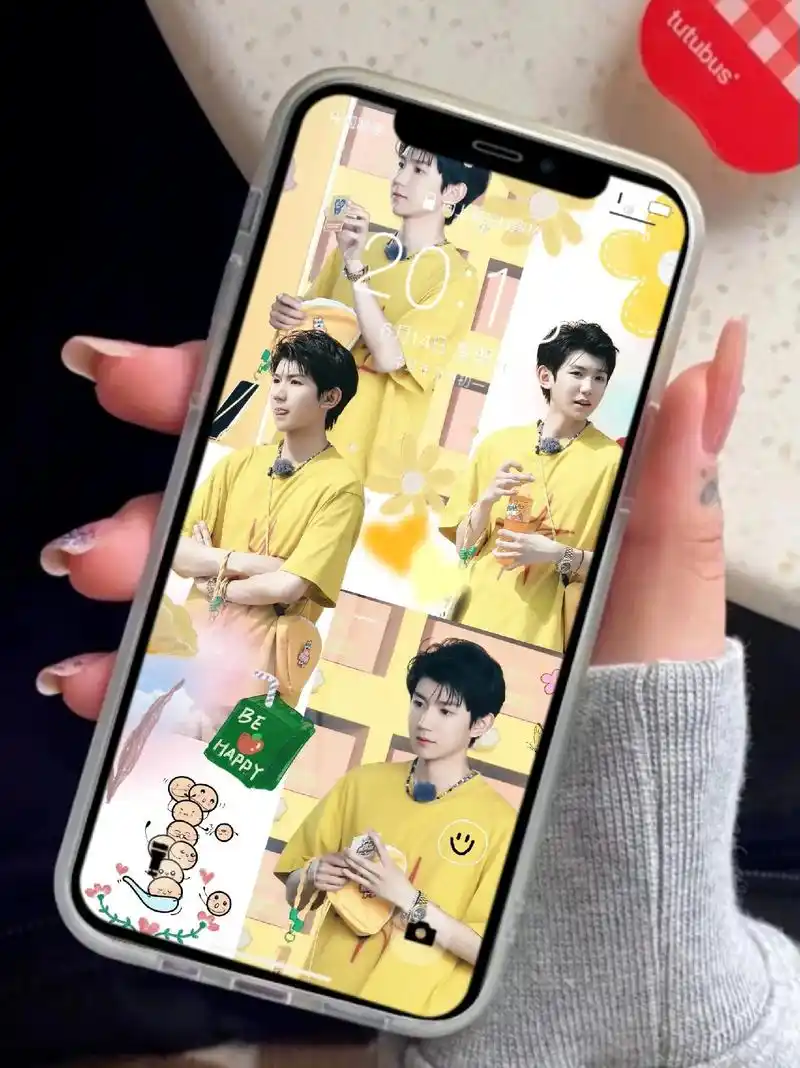 黄色系小源来啦!浑身充满阳光气息#王源 #王源壁纸 #王源壁 - 抖音