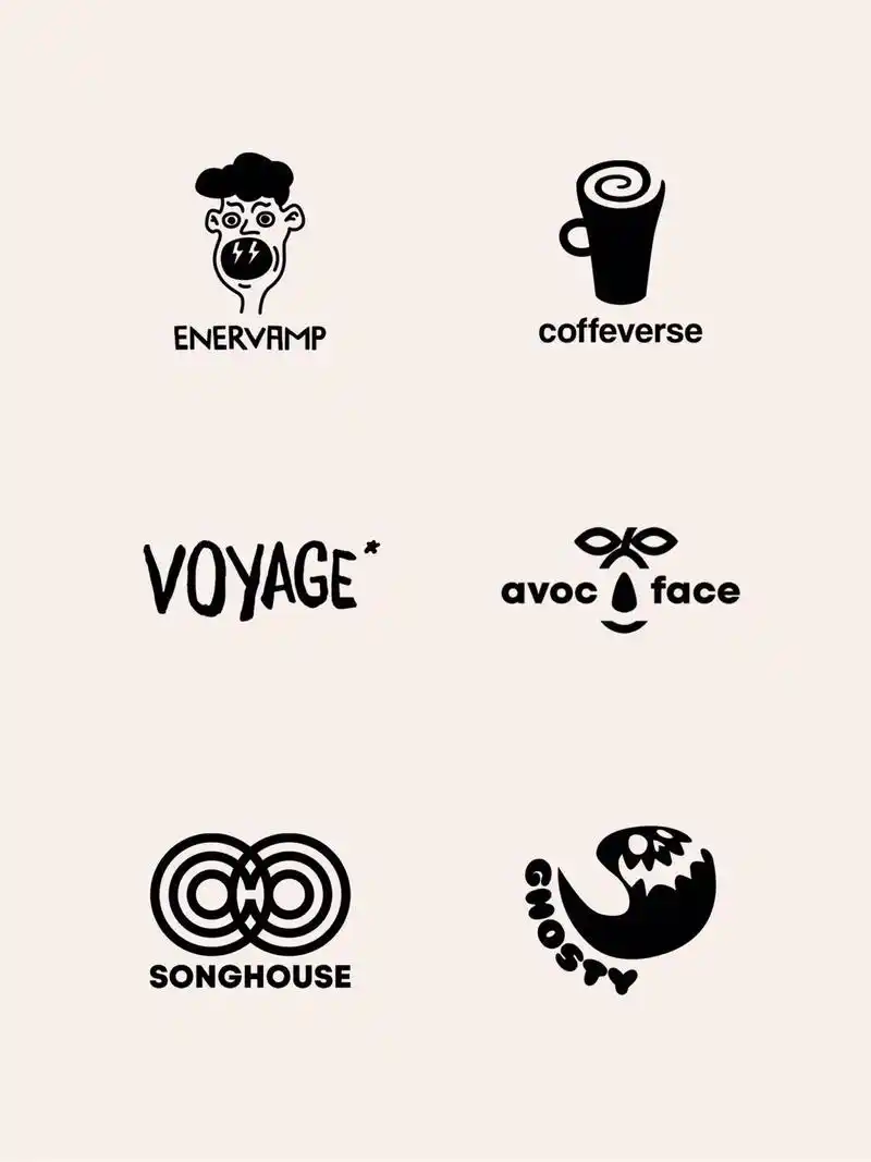 极简logo创意合集/平面/创意/有趣