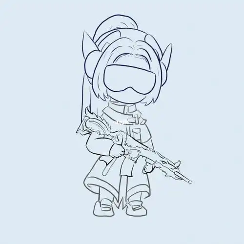 最近偏爱吃鸡里的小可爱们#和平精英  #q版手绘