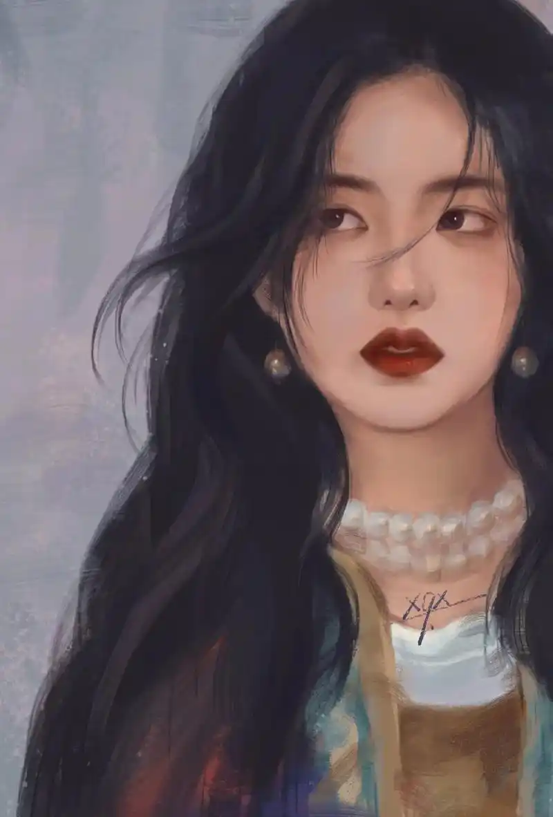 画画 #手绘 #blackpink  - 抖音