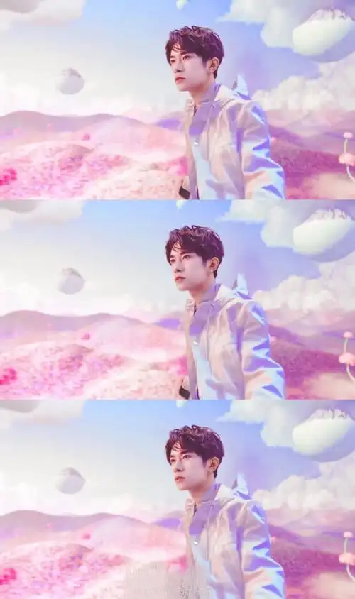 易烊千玺三层壁纸噢噢