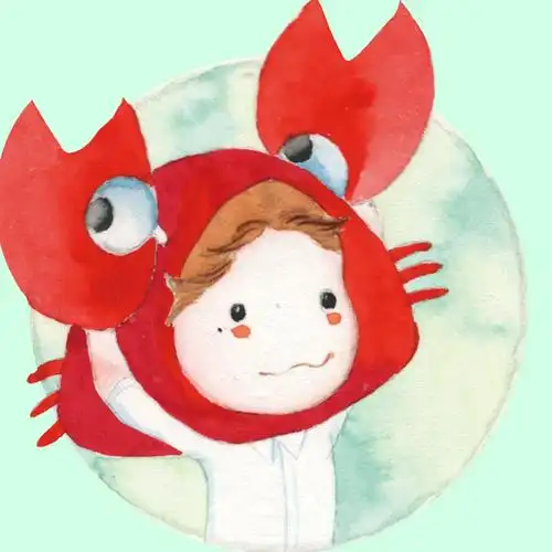 匹诺曹星座头像之萌萌哒巨蟹座 @绾绾姑娘