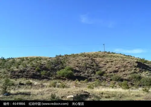 平坦的山丘