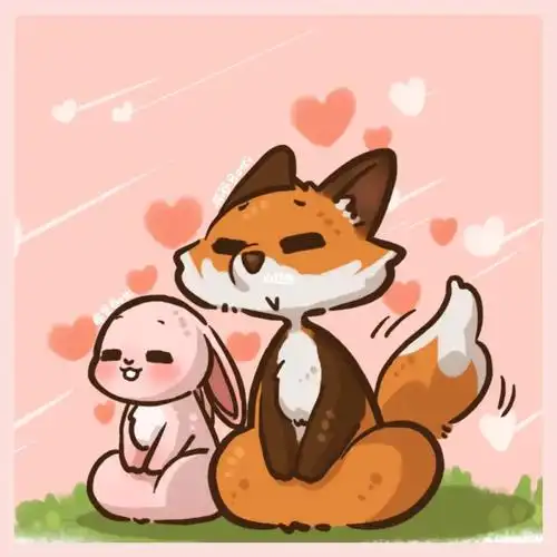 原创Ⅰ狐02兔头像壁纸自取哦