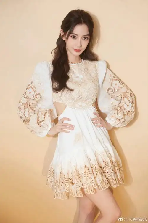 baby杨颖好温柔好漂亮的一套造型甜美可爱元气满满