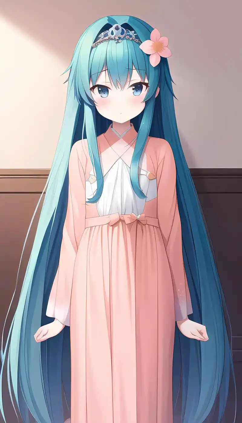 今日风格:蓝发萝莉#抖音图文来了 #动漫壁纸 #二次元 #动 - 抖音