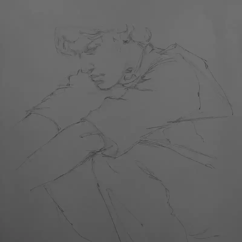 速写4k 1.5h#周杰伦 #绘画 #手绘  - 抖音