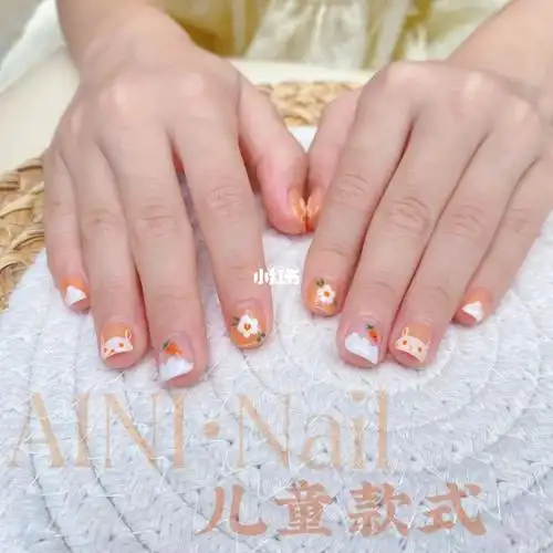 儿童彩绘美甲