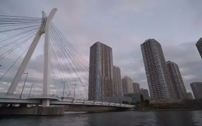 【超清日本】漫步东京新川永代桥-月島 2018.12