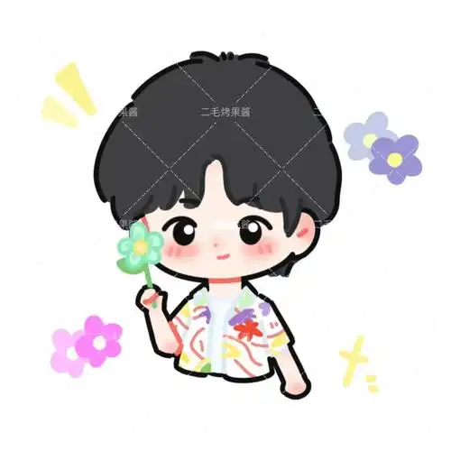 再添了一张可爱小耀#刘耀文  #产出  #随心配  #稿图展示  #q版