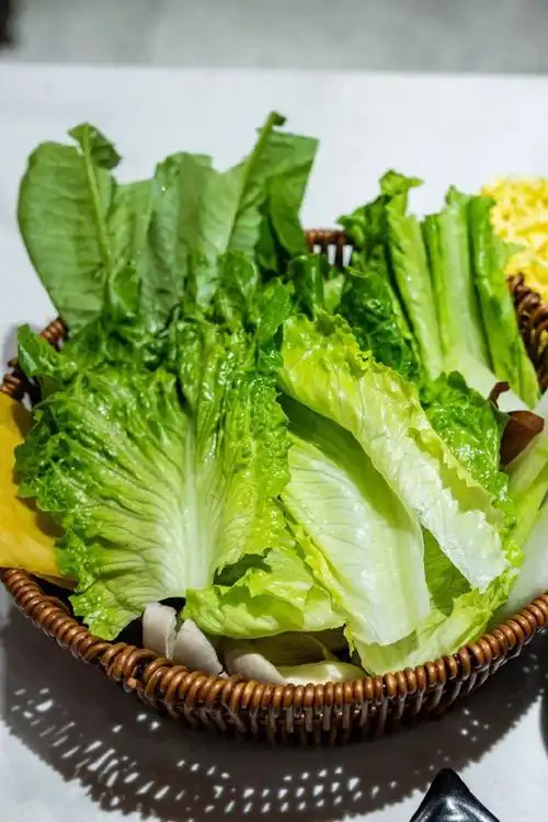 蔬菜拼盘里则是当季的时蔬,强烈建议这个季节点豌豆尖,真的很好吃,第