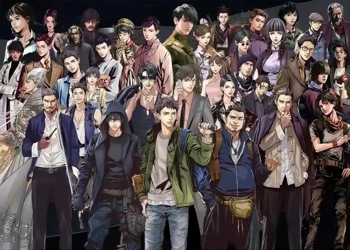 盗墓笔记全员大合照.