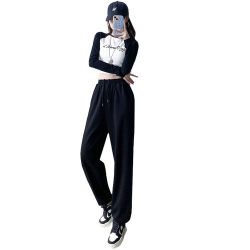 露脐套装练功服韩版女爵士舞风格女装跳舞jazz裤嘻哈街舞表演服装