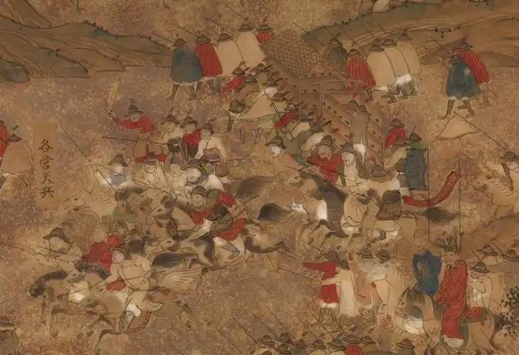 中国古代有哪些描绘战争的绘画作品? - 知乎