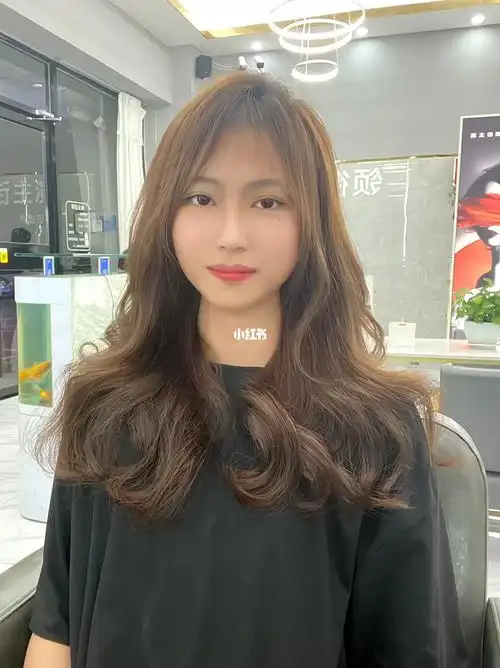 中长发烫发韩式气垫烫