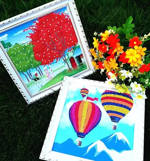 儿童满钻石画 手工diy制作材料包点点画粘贴画小学生女孩创意玩具