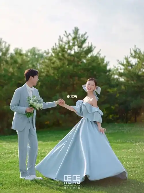 喜欢是藏不住的甜美婚纱照流行风向标