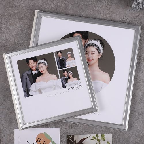 高档皮箱定制婚纱照精修入册结婚影楼高端婚礼娘家册子相册