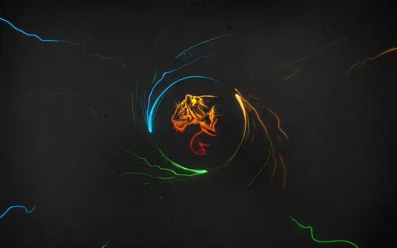 闪电虎(其他静态壁纸) - 静态壁纸下载 - 元气壁纸