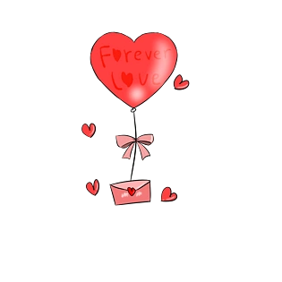 情人节表白节漂浮气球爱心礼盒装饰