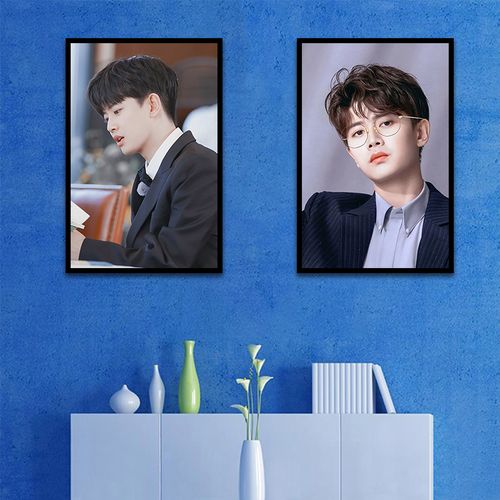 明星人物任嘉伦手绘填色创意挂画丙烯diy数字油画卧室装饰画送礼