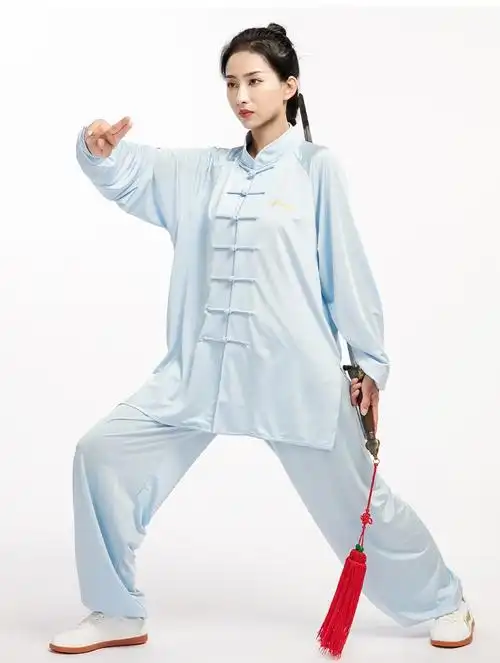 太极服夏季太极服女太极拳练功服新款武术服装男表演服春秋款训练服