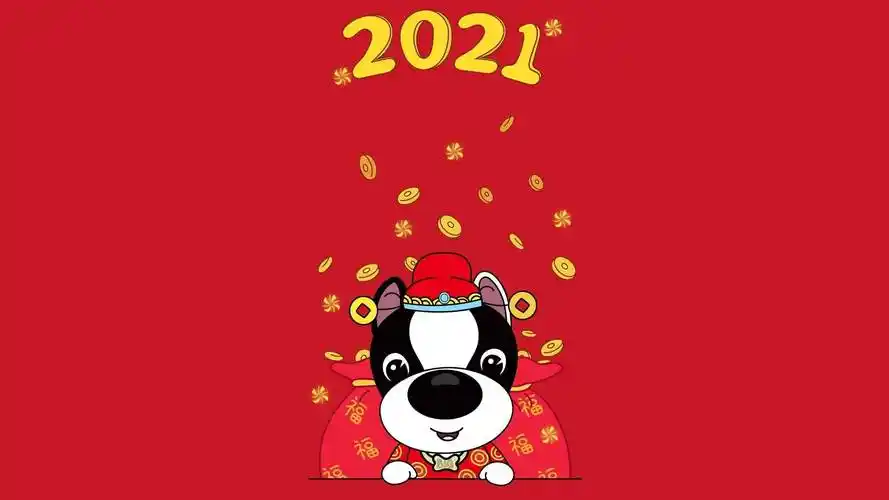 2021新年喜庆红色壁纸