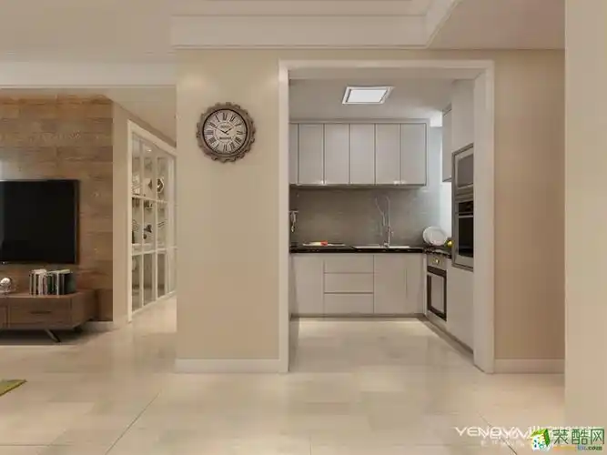 重庆三室一厅装修金科中央御园95平米现代风格装修效果图业之峰装饰