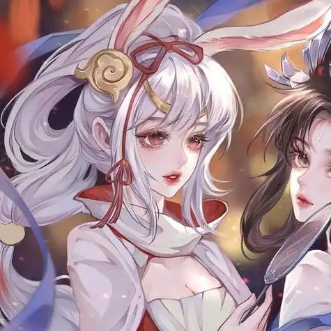 王者荣耀同人车稿闺蜜头像