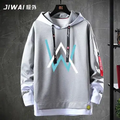 稚彼艾伦沃克alanwalker同款djfaded飘带连帽卫衣男男女卫衣衣服衫
