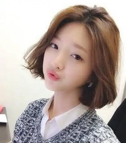 韩范中分短发发型让你美的入骨的女生短发图片