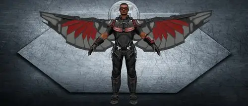 1/7猎鹰,美国漫威漫画旗下超级英雄《复仇者联盟》成员之一,猎鹰电影