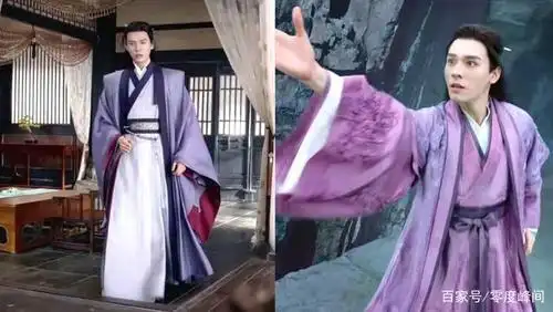 温客行服饰闲谈一之两套紫色衣服,色彩相差不大,冷暖两种感觉