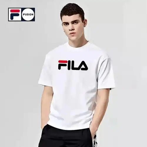 fila斐乐男女同款t恤仅79元享官网440元斐乐t恤上身效果高级感十足