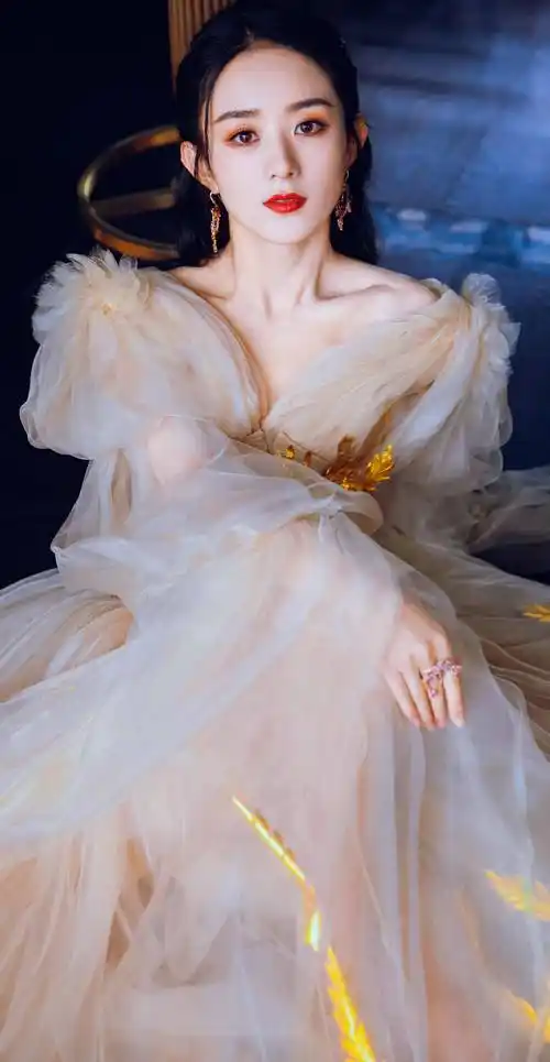 赵丽颖一组神仙美图,仙气飘飘大美女,壁纸收藏版_照片_发型_饰品