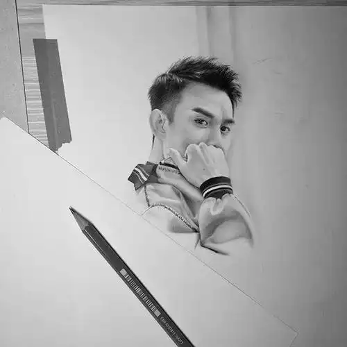 的话而且画的比照片还要逼真一半的画作都是王凯简直成为绘画的动力