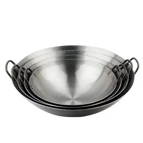 寒铁双耳炒菜锅80cm视频