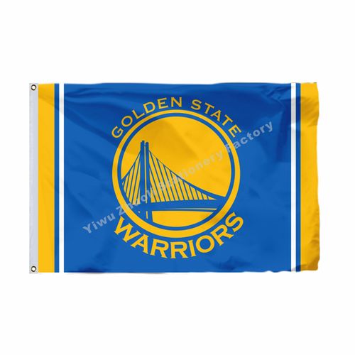 金州勇士队旗帜美国职业篮球队goldenstatewarriorsflag篮球球迷用品