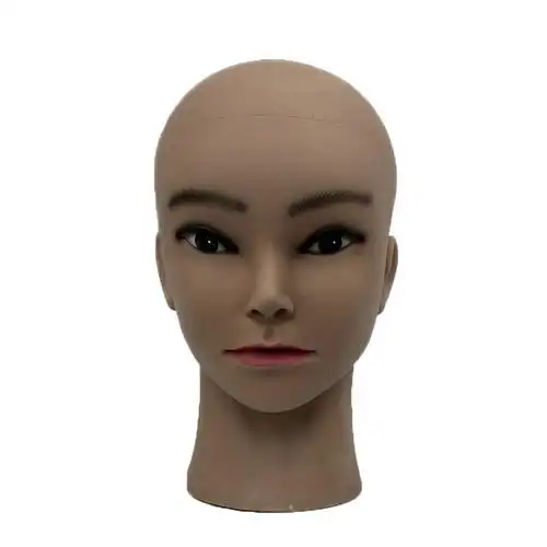 帽子假发模特头支架女欧美非洲肤色头模光头模型头假人头模特头模