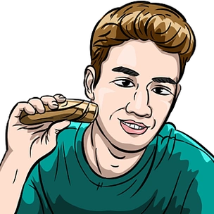 剃须刀刮胡子男士帅哥美容美发卡通矢量图