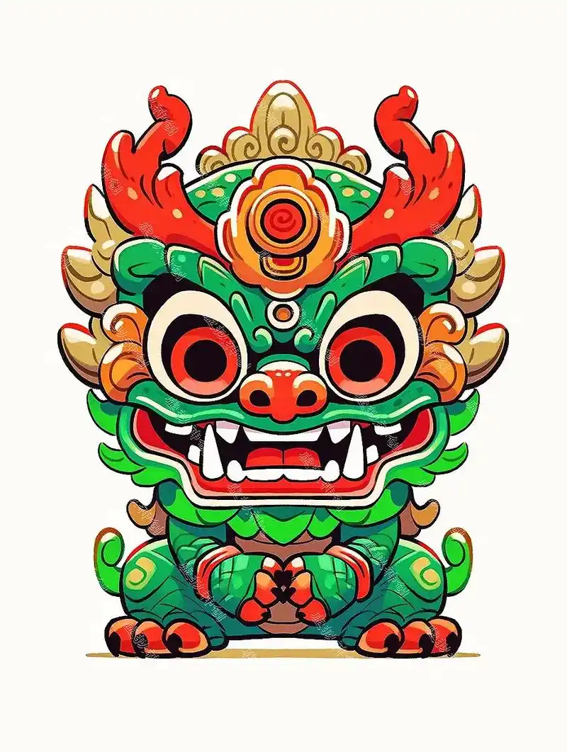 山海经 #上古神兽 #国风插画 #貔貅 - 抖音