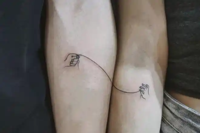 情侣纹身图案可爱简约最新情侣纹身图案大全2