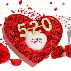 【香皂玫瑰花心形礼盒图片】香皂玫瑰花心形礼盒图片大全_好便宜网