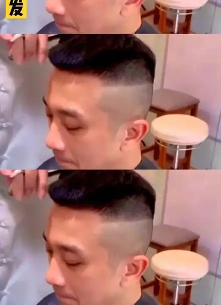 男生一定要尝试的发型(3)三面光短发