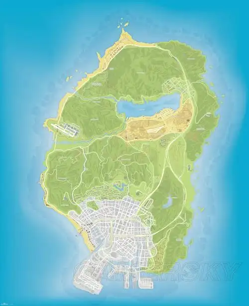 gta5卫星超清中文地图
