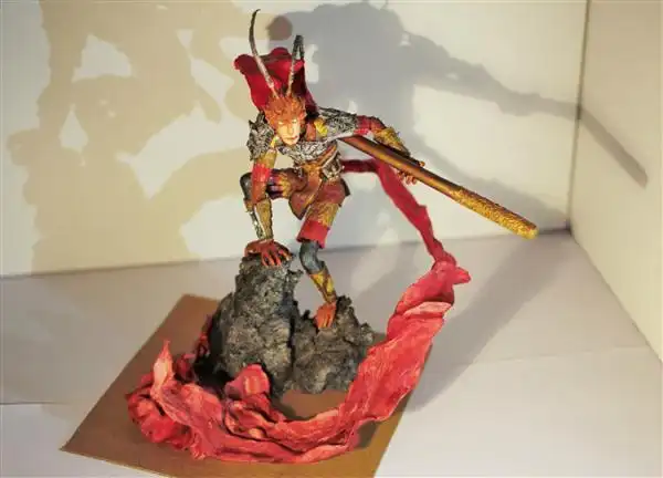 网友自制大圣粘土手办:神还原