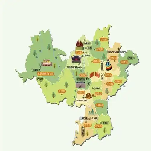 每日人文地图|四川省凉山彝族自治州